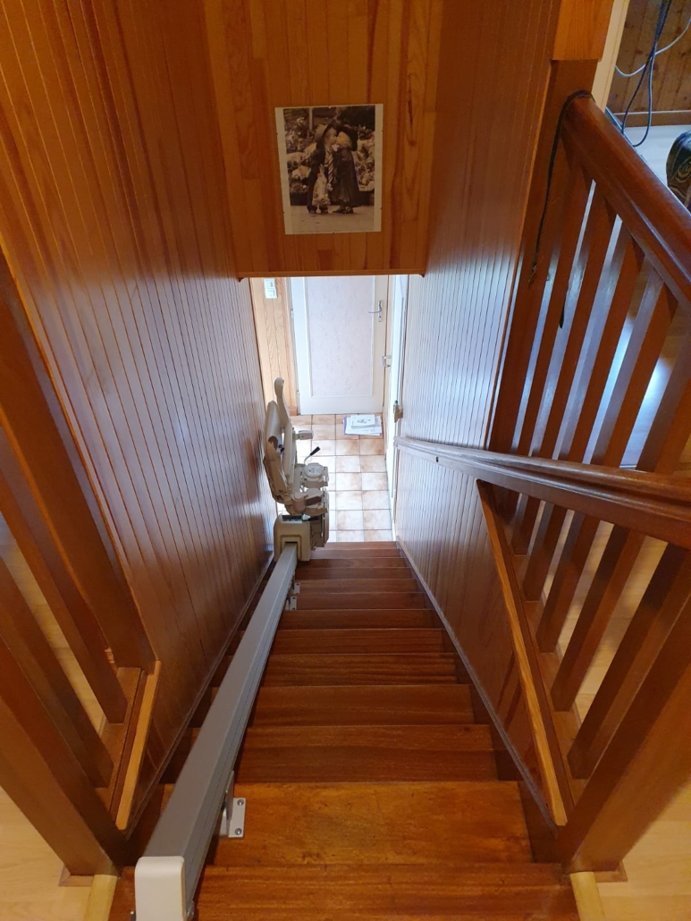 Monte-escalier droit 1100 à Châteaubriant