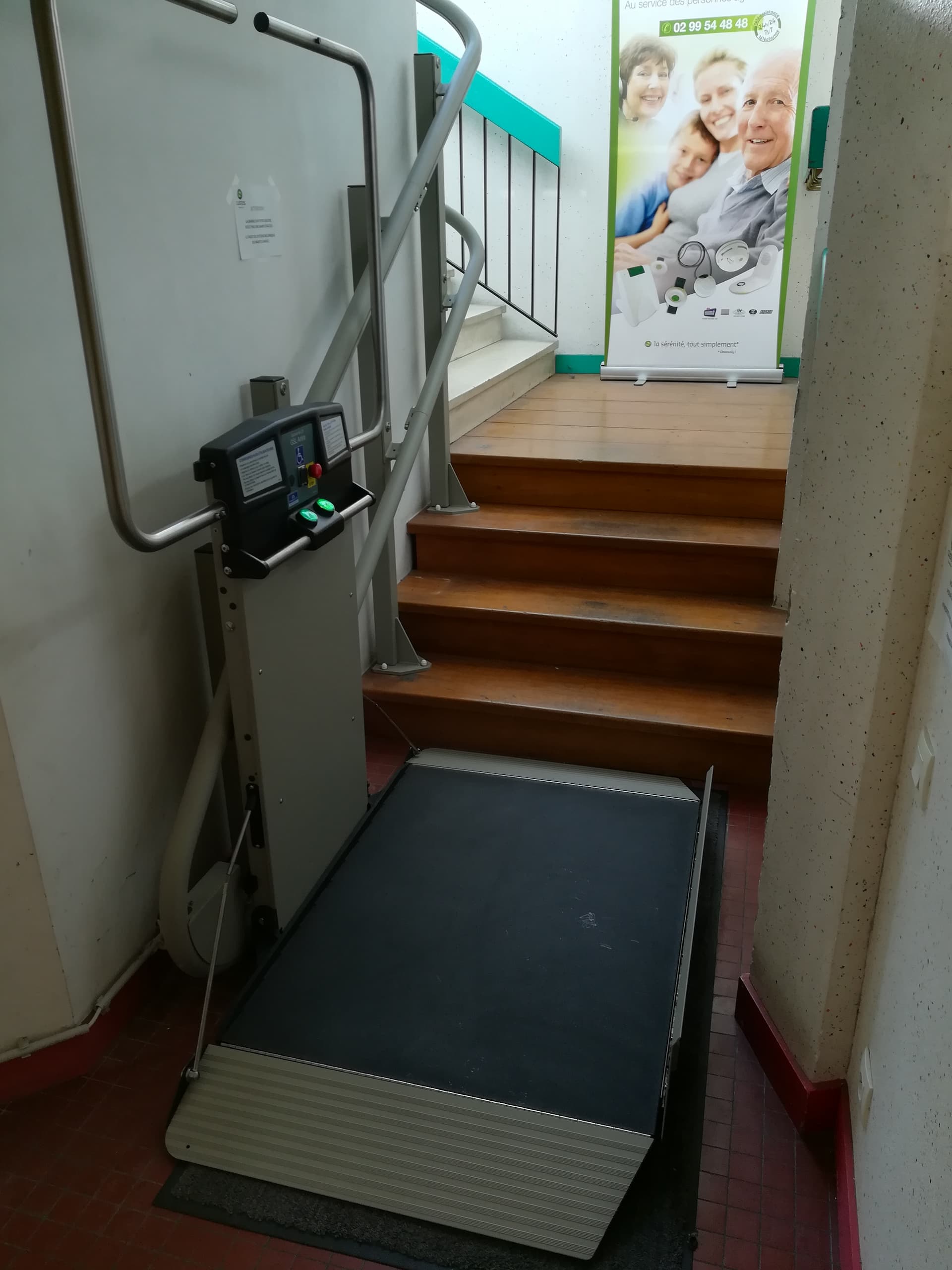 Plateforme Monte-Escalier ARTIRA Rennes 35000